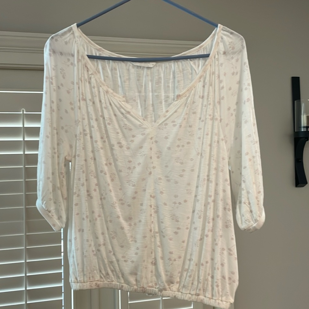 LUCKY Peasant blouse. NWT. XSmall.